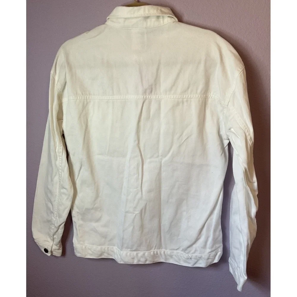 Pusheen Bobasheen White Denim‎ Jacket Spring 2023 Box Exclusive Size Small